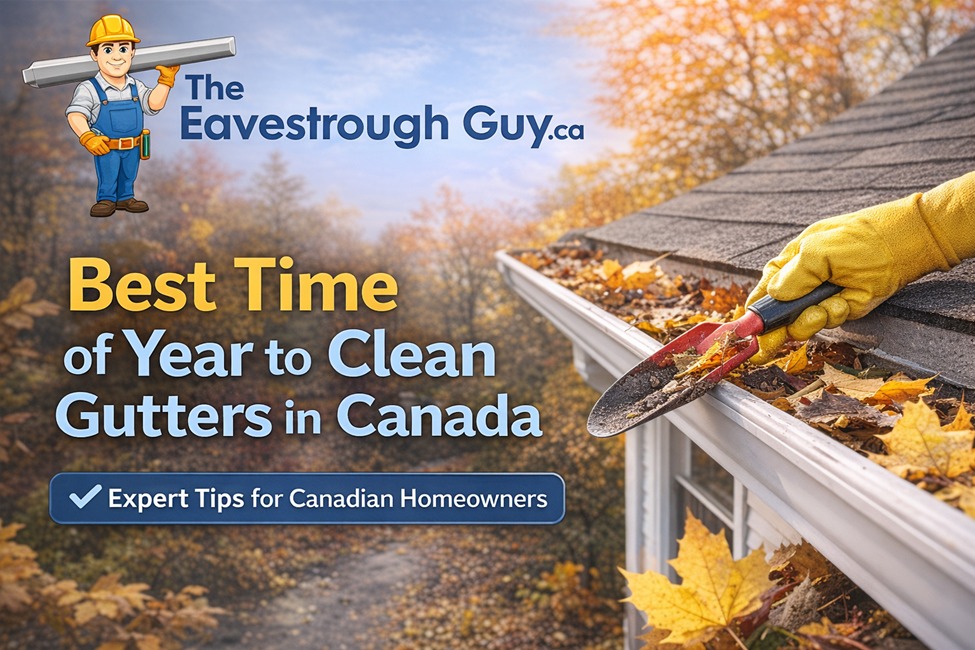 Best Time of Year to Clean Gutters in Canada